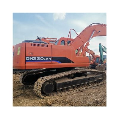 Daewoo 220lc-7 300 420 Excavateur d'occasion Doosan 220 de Corée du Sud avec un seau de 4m3