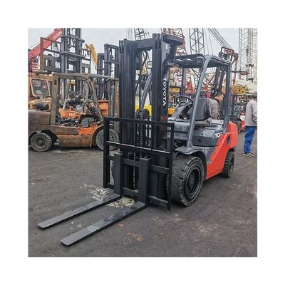 Fabrication de chariots élévateurs diesel de 3,5 tonnes avec chariot à palettes semi-élévateur et largeur de fourchette de routine