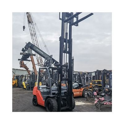 Fabrication de chariots élévateurs diesel de 3,5 tonnes avec chariot à palettes semi-élévateur et largeur de fourchette de routine