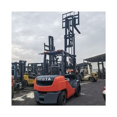Fabrication de chariots élévateurs diesel de 3,5 tonnes avec chariot à palettes semi-élévateur et largeur de fourchette de routine