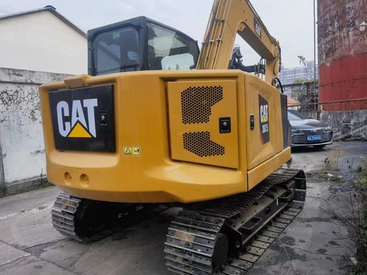 Excavateur d'occasion CAT 307.5 avec soupape hydraulique d'origine et rails en caoutchouc du Japon