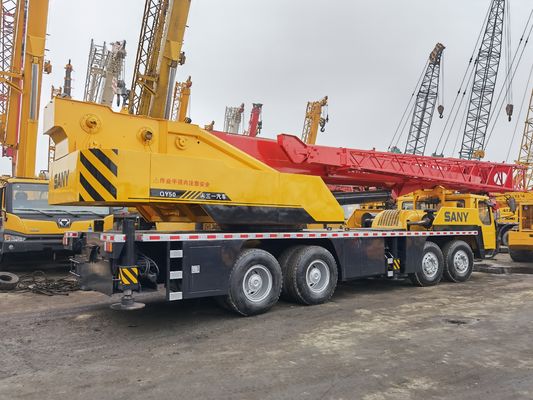 Sany QY50 original de 50 tonnes, grue de camion d'occasion de 57 m, machines de construction mobiles
