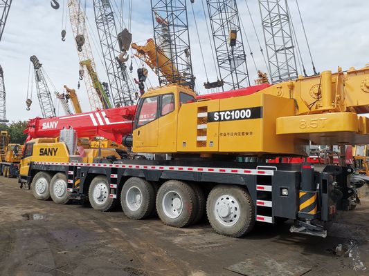 100 tonnes Sany STC1000 grue mobile utilisée avec pompe hydraulique d'origine et 0-2000 heures de travail