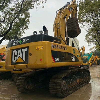 Excavateur CAT 345D d'occasion avec cylindre hydraulique d'origine et 2001-4000 heures de travail