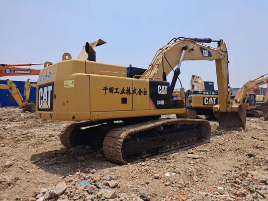 Temps de travail réduit Excavateur hydraulique CAT 349D 49TON avec moteur original