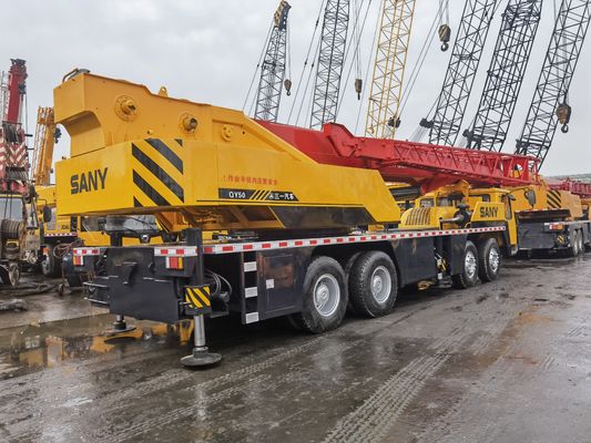 50 tonnes de grue de camion d'occasion Sany Stc500 Grue hydraulique mobile d'occasion à prix abordable