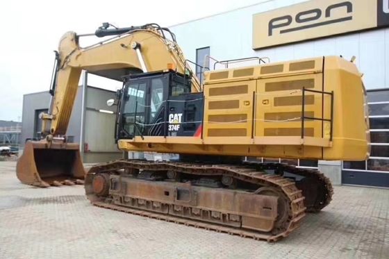 74000 KG CAT 374F Excavatrice de déplacement de terre Excavatrice utilisée pour les travaux de construction
