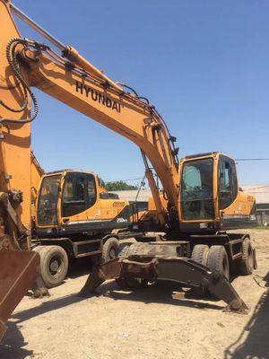 Heures de travail 0-2000 Excavateur HYUNDAI 210-9 210W-9 Machine de déplacement de terre pour la construction