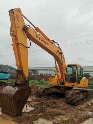 22000 KG Hyundai 220 220-5 d'occasion Excavatrice hydraulique 22 tonnes Poids de fonctionnement