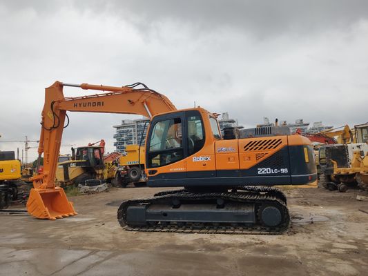 Excavateur Hyundai 220-9s d'occasion avec 0 à 2000 heures de travail à Onghua en Corée du Sud