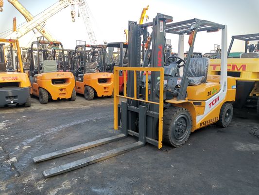 1200 mm largeur de fourchette TCM 3 tonnes 3,5 tonnes chariot élévateur diesel avec moteur ISUZU YANMAR MISUBISHI