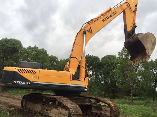 Poids de fonctionnement 52 TON Hyundai 520-9 Excavatrice à rouleaux avec cylindre hydraulique d'origine