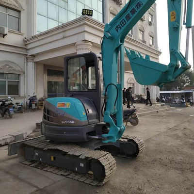 Hauteur maximale de levage 44m 2021 Excavatrice miniature japonaise de 5,5 tonnes KOBELCO SK55 SK55SR-3