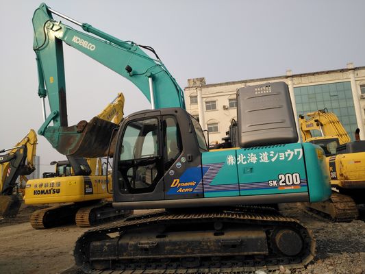 Excavateur Kobelco SK200 du Japon avec 0 à 2000 heures de travail et 3 tonnes max.