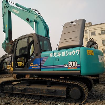 Excavateur Kobelco SK200 du Japon avec 0 à 2000 heures de travail et 3 tonnes max.