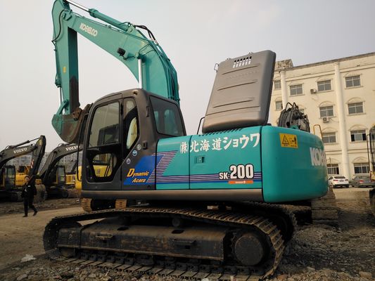 Capacité de chargement nominale de 3 tonnes Kobelco SK200 Excavatrice abordable 20 TON Excavatrice d'occasion