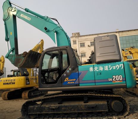 Capacité de chargement nominale de 3 tonnes Kobelco SK200 Excavatrice abordable 20 TON Excavatrice d'occasion