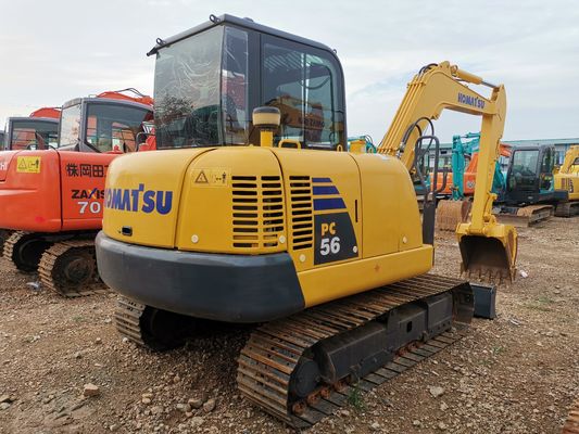 5000 KG 65KM 2022 Komatsu Pc56-7 Excavateur mini-excavateur de 5 tonnes d'occasion à Shanghai