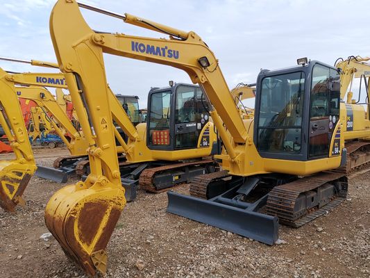 Commatsu Pc56-7 Excavateur d'occasion à Shanghai avec une soupape hydraulique originale