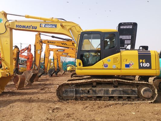 En bon état, utilisée KOMATSU PC160 Excavators avec un poids de 16000 kg