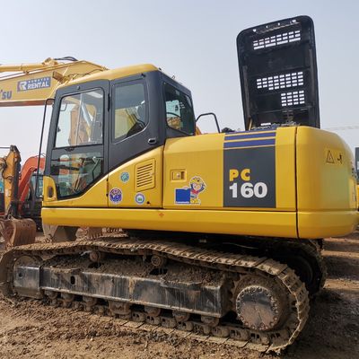 En bon état, utilisée KOMATSU PC160 Excavators avec un poids de 16000 kg