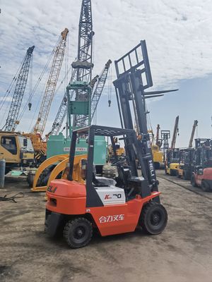 Camion élévateur 3 tonnes à moteur diesel puissant avec changement de bord latéral et longueur de fourchette de routine