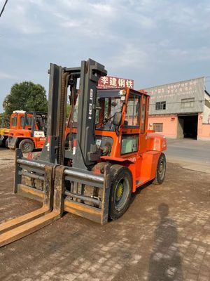 10 tonnes de chariot élévateur diesel HELI K100 avec fourche à virage latéral