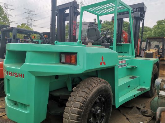 15 tonnes Mitsubishi moteur chariot élévateur FD150 Diesel avec la meilleure longueur de fourchette 3254mm