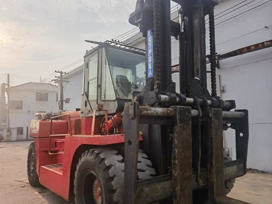 Camion à pinces de 6 m de hauteur TCM FD250 25 tonnes chariot élévateur diesel utilisé avec virage latéral à Shanghai