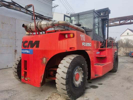 25 tonnes de chariot élévateur TCM FD250 Chariot élévateur Longhua d'occasion avec dimensions de routine
