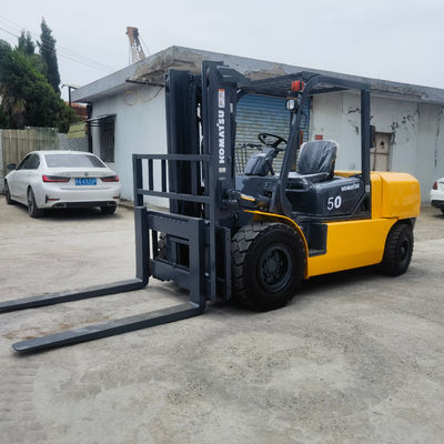 Longueur de fourche de 1200 mm Komatsu FD50 5 tonnes chariot élévateur diesel Japon 5t chariot élévateur d'occasion Longhua