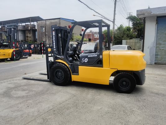 Longueur de fourche de 1200 mm Komatsu FD50 5 tonnes chariot élévateur diesel Japon 5t chariot élévateur d'occasion Longhua