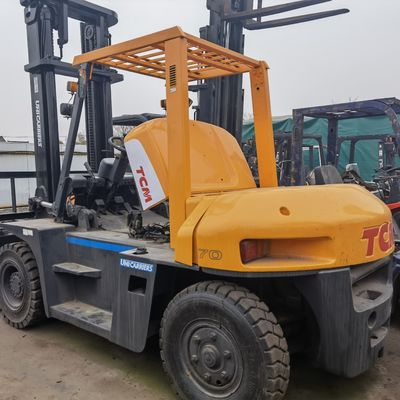 Excellent état 2019 TCM japonais utilisé 7 tonnes FD70 et largeur de fourche de routine