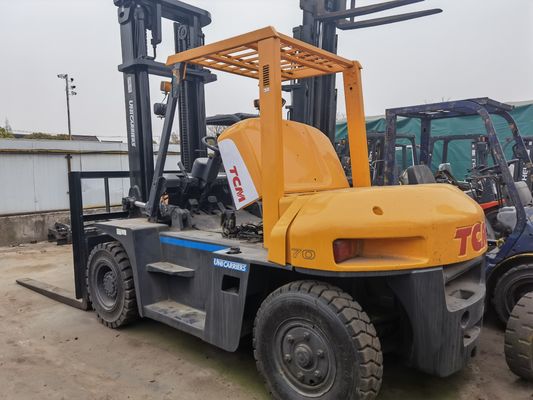 Excellent état 2019 TCM japonais utilisé 7 tonnes FD70 et largeur de fourche de routine