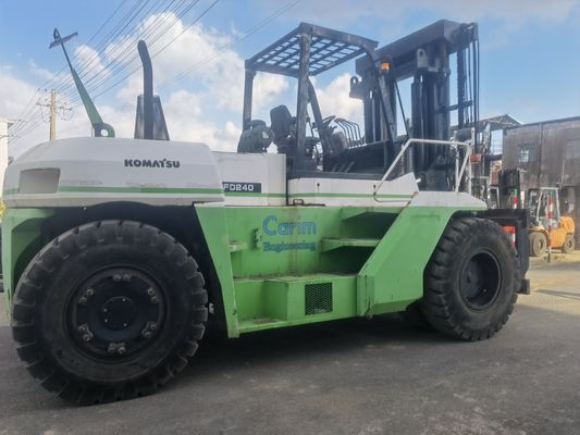 24 tonnes Japon Komatsu FD240 chariot élévateur pour la manutention de matériaux dans l'entrepôt Japon Stock
