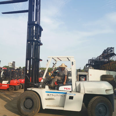 Source d'alimentation utilisée 10 tonnes TCM chariot élévateur FD100 avec et largeur de fourchette Routine