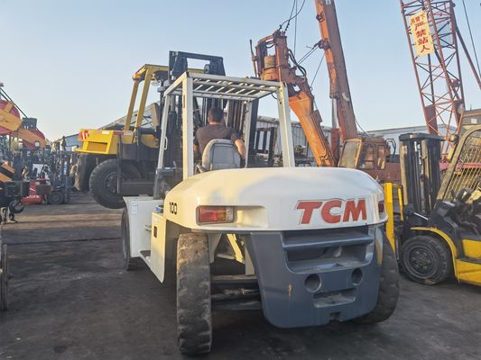 10 tonnes de chariot élévateur diesel avec moteur ISUZU TCM technologie et largeur de fourchette de routine