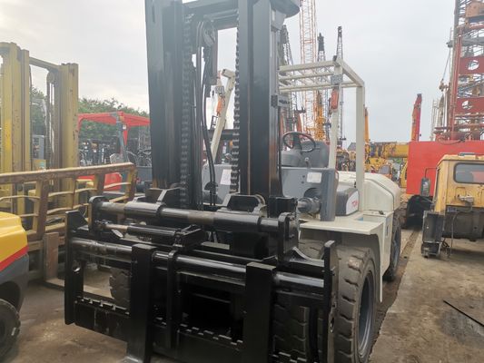 10 tonnes de chariot élévateur diesel avec moteur ISUZU TCM technologie et largeur de fourchette de routine