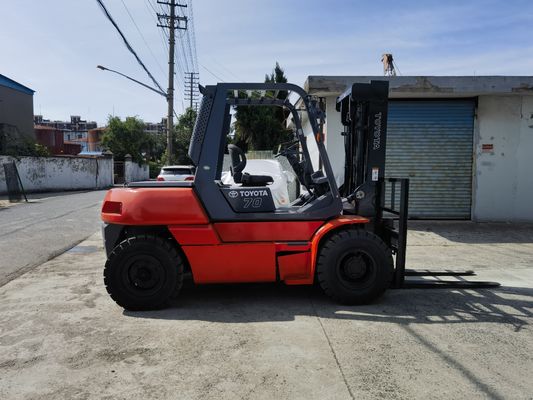 7 tonnes de chariot élévateur diesel avec certification EPA et Toyota ISUZU longueur de la fourchette de routine du moteur