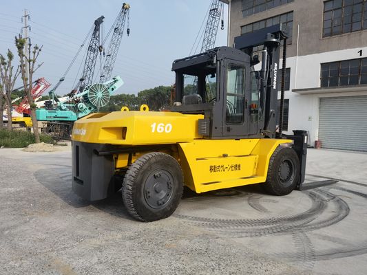 Komatsu FD160 16 tonnes chariot élévateur diesel d'occasion Condition utilisée pour la maison Largeur de la fourchette 1200mm