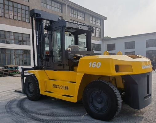 Komatsu FD160 16 tonnes chariot élévateur diesel d'occasion Condition utilisée pour la maison Largeur de la fourchette 1200mm