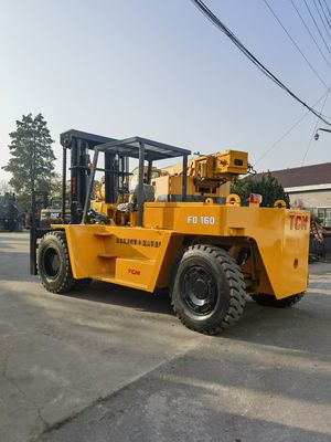 Largeur de la fourchette Routine TCM FD160 chariot élévateur diesel 16TON utilisé avec les imprimeries à Shanghai