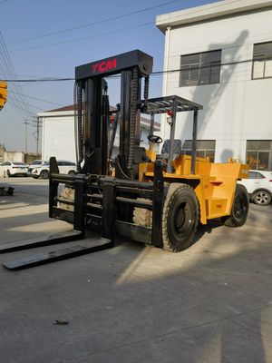 Largeur de la fourchette Routine TCM FD160 chariot élévateur diesel 16TON utilisé avec les imprimeries à Shanghai