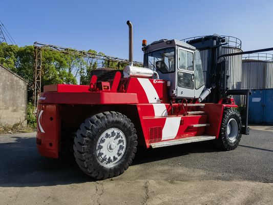 Longueur de la fourchette Routine utilisée Kalmar 25 tonnes Container Reach Stacker avec positionneur de fourchette
