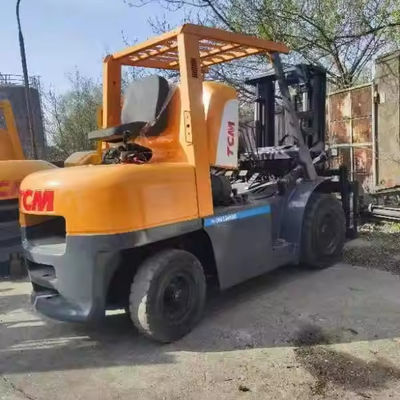 Camion élévateur diesel de 3 tonnes, 7 tonnes, 10 tonnes et 20 tonnes, TCM d'occasion, avec cylindre et roulement latéral