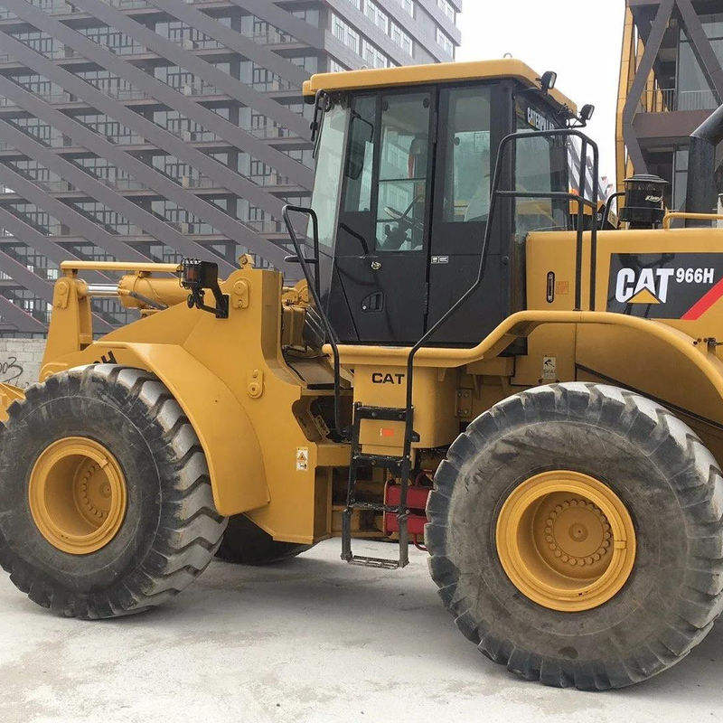 Chargeur à roues d'occasion en bon état CAT 966H avec moteur original et heures négociables