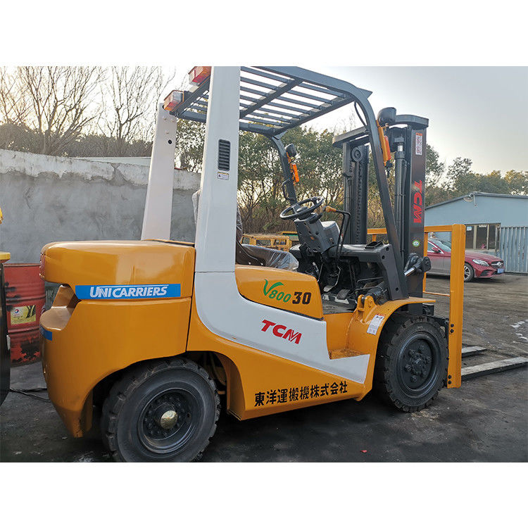Largeur de fourche de routine TCM 3 tonnes 3,5 tonnes chariot élévateur diesel avec moteur ISUZU YANMAR MISUBISHI