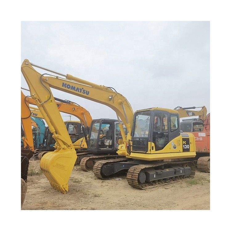 Moteur d'origine 13TON Mini Excavator utilisé Komatsu PC130-7 PC120 PC130 avec pouce hydraulique