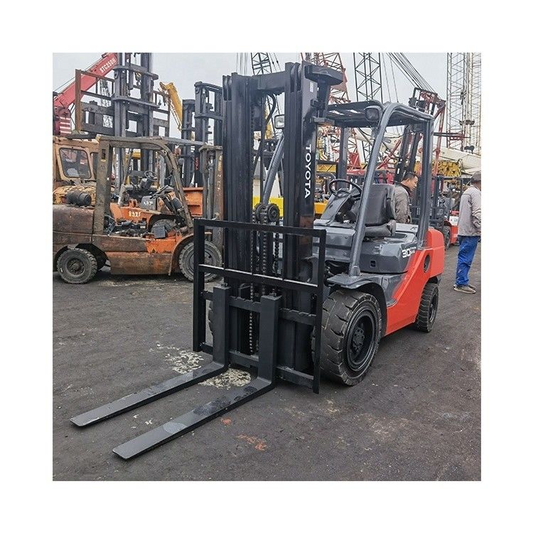 Fabrication de chariots élévateurs diesel de 3,5 tonnes avec chariot à palettes semi-élévateur et largeur de fourchette de routine