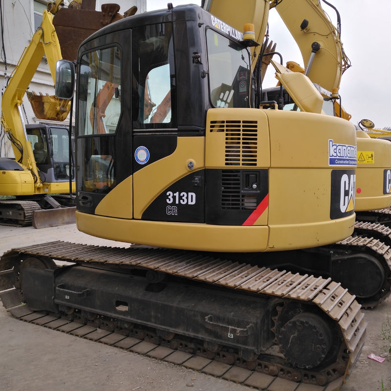 Excavateur à rouleaux de 13 tonnes d'occasion Caterpillar 313D Digger utilisé Cat 312D 313D à Shanghai